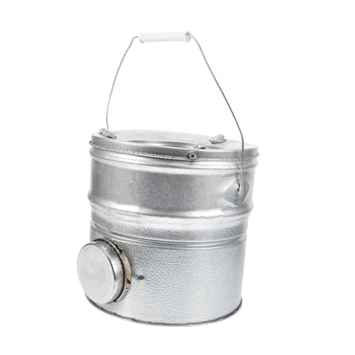 VICASKY Kleiner Metallener Honigwaben Kohleofen Robuster Kompakter Outdoor Tragbarer Holzkohleherd für Garten Effiziente Hitzeverteilung zum Grillen und Camping VICASKY Kleiner Metallener Honigwaben Kohleofen Robuster Kompakter Outdoor Tragbarer Holzkohleherd für Garten Effiziente Hitzeverteilung zum Grillen und Camping von VICASKY