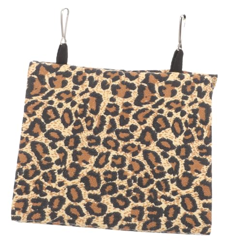 VICASKY Kleintier Hängematte Leopardmuster Warmes Haustierbett für Hamster Eichhörnchen Mäuse Ratten Winternest Kleintierzubehör Käfig Geeignet VICASKY Kleintier Hängematte Leopardmuster Warmes Haustierbett für Hamster Eichhörnchen Mäuse Ratten Winternest Kleintierzubehör Käfig Geeignet von VICASKY