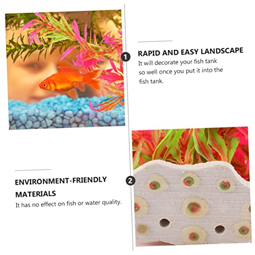 VICASKY Künstliche Aquarium Pflanzen Kunststoff Gras für Süßwasser und Salzwasseraquarien Langlebige Fischtank Deko und Versteckmöglichkeiten Pflegeleicht Fischfreundlich VICASKY Künstliche Aquarium Pflanzen Kunststoff Gras für Süßwasser und Salzwasseraquarien Langlebige Fischtank Deko und Versteckmöglichkeiten Pflegeleicht Fischfreundlich von VICASKY