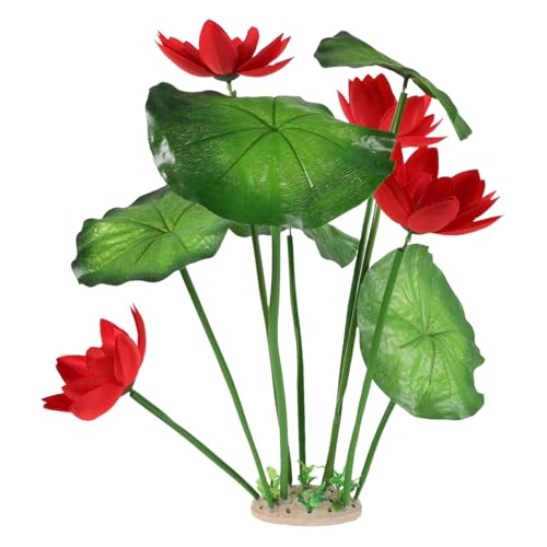 VICASKY Künstliche Aquarium Pflanzen Rote Wasserpflanzen Deko für Fischbecken Pflegeleicht Naturnahe Einfache Attraktive Aquarien Dekoration VICASKY Künstliche Aquarium Pflanzen Rote Wasserpflanzen Deko für Fischbecken Pflegeleicht Naturnahe Einfache Attraktive Aquarien Dekoration von VICASKY