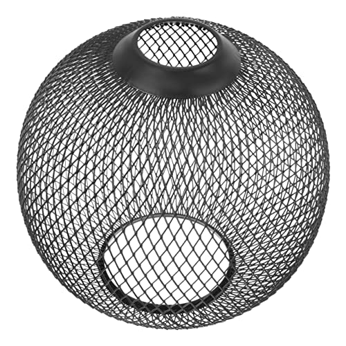 VICASKY Kugelförmiger Lampenschirm Eisen Moderner Drahtgitter Lampenschirm für Pendelleuchten Retro Industrial Style für Restaurant Bar und Wohnraumdekoration von VICASKY