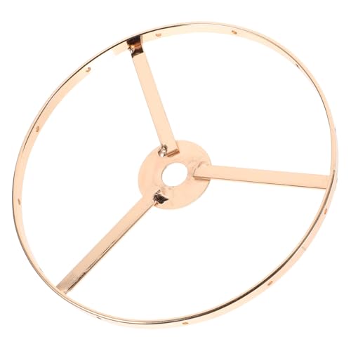 VICASKY Lampenschirmring aus DIY Lampenschirmhalterung aus Metall Langlebiger Lampenschirmrahmen für Lampenfassung Vielseitig für Tisch und Deckenlampen von VICASKY