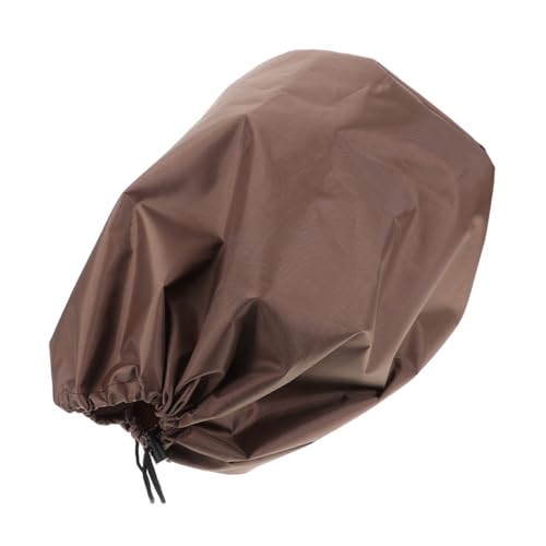 VICASKY Lawn Mower Engine Cover Uv-resistant Dustproof Protector für Outdoor Mäher Trimmer Motor Schutz Oxford Braun Einfache Anbringung Platzsparend Ganzjähriger Wetterschutz von VICASKY