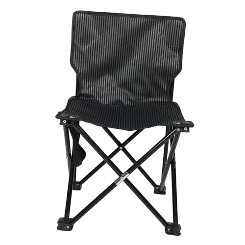 VICASKY Leichter Faltbarer Campingstuhl Kompakter Outdoor hocker Tragbarer Angelstuhl Stabiles Design für Picknick Wandern Camping und Angeln Praktische Sitzlösung für Unterwegs von VICASKY