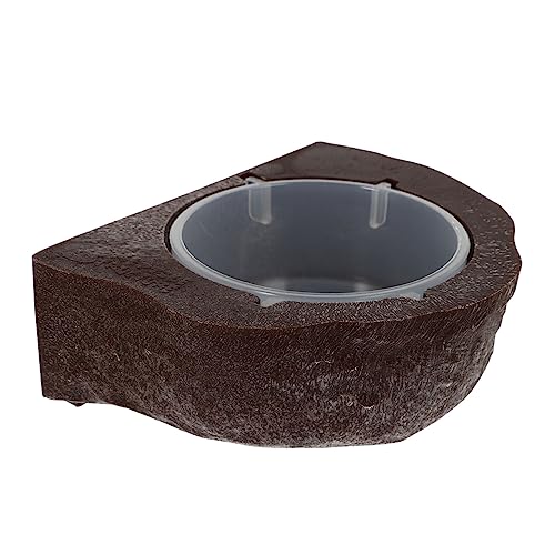 VICASKY Magnetischer Reptilien Wasserspender mit Selbsthaftendem Design Kompakt und Einfach zu Reinigen rutschfest und Dekorativ für Terrarien Geeignet für Kletternde Haustiere und VICASKY Magnetischer Reptilien Wasserspender mit Selbsthaftendem Design Kompakt und Einfach zu Reinigen rutschfest und Dekorativ für Terrarien Geeignet für Kletternde Haustiere und von VICASKY