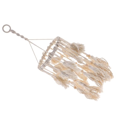VICASKY Makramee Lampenschirm Boho Stil Gewebte Lampenabdeckung für Deckenlampen für Wohnzimmer Schlafzimmer und Hochzeitsdekorationen Vielseitig Einsetzbar und Kostengünstig VICASKY Makramee Lampenschirm Boho Stil Gewebte Lampenabdeckung für Deckenlampen für Wohnzimmer Schlafzimmer und Hochzeitsdekorationen Vielseitig Einsetzbar und Kostengünstig von VICASKY