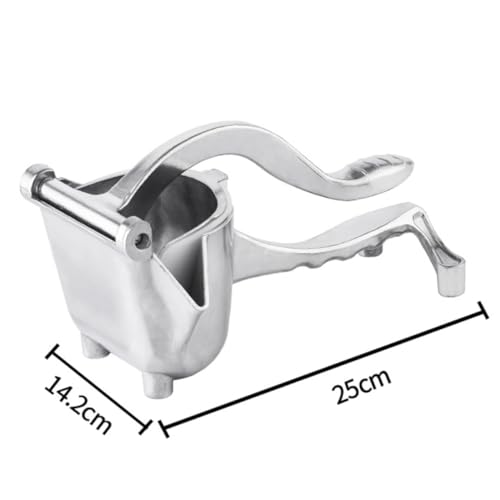 VICASKY Manuelle Aluminium Legierung Fruchtsaftpresse Handlicher Zitruspresse Saftspender für Orangen Zitronen Grapefruit Robust und Rostfrei Haushalt Küchenwerkzeug von VICASKY