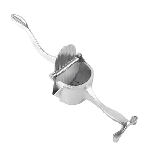 VICASKY Manuelle Handfruchtpresse aus Aluminiumlegierung Leichter Zitrus saftpresse Hebelmechanismus Rostfrei Arbeitsparend Geeignet für Orangen Zitronen Grapefruit Erhält Nährstoffe von VICASKY