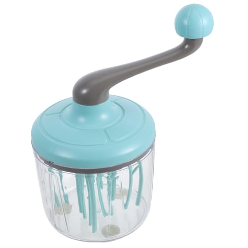 VICASKY Manueller Handmixer mit Verstellbarer Geschwindigkeit und Gleichmäßiger Schneebesen für Eier Sahne Backen und Kochen Küchenrührgerät in Grün Wiederverwendbar von VICASKY