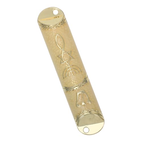 VICASKY Metal Mezuzah Plaque Klassisch Retro Judaica Tür Mezuza mit Schriftrolle Kompaktes Design für Wohnungsdekoration Religiöses für Jüdische Glaubensgemeinschaft VICASKY Metal Mezuzah Plaque Klassisch Retro Judaica Tür Mezuza mit Schriftrolle Kompaktes Design für Wohnungsdekoration Religiöses für Jüdische Glaubensgemeinschaft von VICASKY