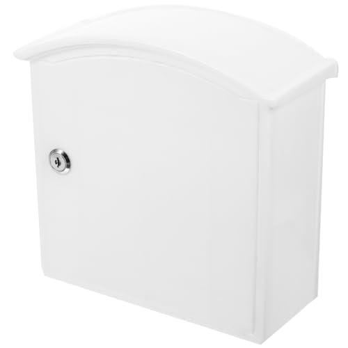 VICASKY Milchbox aus Robustem Kunststoff mit Schloss Wandmontierbar Wetterfest für Outdoor paketaufbewahrung und mobile Milchlieferung Praktische Milchflaschenbox für Haustür und VICASKY Milchbox aus Robustem Kunststoff mit Schloss Wandmontierbar Wetterfest für Outdoor paketaufbewahrung und mobile Milchlieferung Praktische Milchflaschenbox für Haustür und von VICASKY
