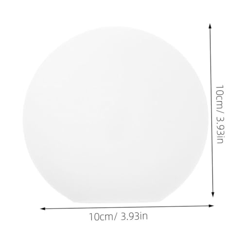 VICASKY Milchglas Lampenschirm Kugelförmig Frosted Glas Ersatz Deckenleuchte Pendelleuchte Für Wohnzimmer Esszimmer Tischlampe von VICASKY