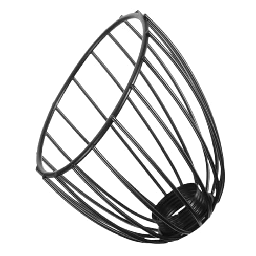 VICASKY Mini Eisendraht Vogelkäfig Pendelleuchte Lampenschirm Einfacher Aufbau Langlebiger Metallrahmen Weiche Lichtstreuung Vielseitig für Wohn und Schlafzimmer Geeignet von VICASKY