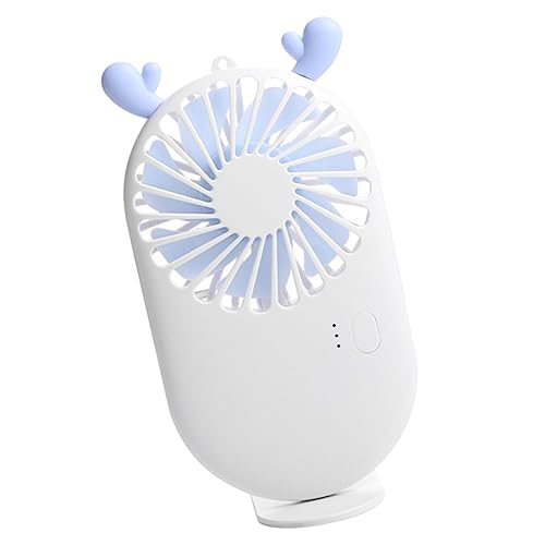 VICASKY Mini USB Handventilator Tragbarer und Leiser Tischventilator Aufladbar für Zuhause Büro oder Unterwegs Kompaktes Design Weiß für Handtasche VICASKY Mini USB Handventilator Tragbarer und Leiser Tischventilator Aufladbar für Zuhause Büro oder Unterwegs Kompaktes Design Weiß für Handtasche von VICASKY