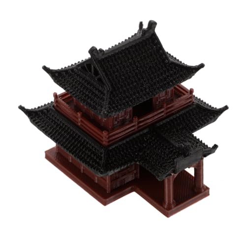 VICASKY Mini pavillon Modell Aquariumdekoration Kunststoff Realistisches Bonsai und Mikrolandschaft Deko Hohe Asiatische Gartenfigur Vielseitig für Aquarium und Outdoor Teichdeko Geeignet VICASKY Mini pavillon Modell Aquariumdekoration Kunststoff Realistisches Bonsai und Mikrolandschaft Deko Hohe Asiatische Gartenfigur Vielseitig für Aquarium und Outdoor Teichdeko Geeignet von VICASKY