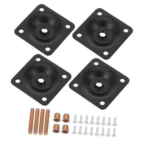 VICASKY Möbelbein Montageplatten Set Abgewinkelte Metallverbindungsplatten für Sofabeine Tischbeine und Möbelbeine Rostbeständig und Robust Installieren für DIY Projekte VICASKY Möbelbein Montageplatten Set Abgewinkelte Metallverbindungsplatten für Sofabeine Tischbeine und Möbelbeine Rostbeständig und Robust Installieren für DIY Projekte von VICASKY