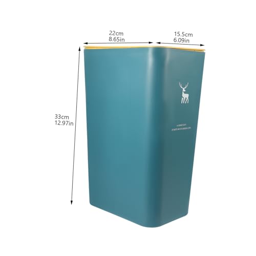 VICASKY Müllbehälter mit Deckel Pressmechanismus Kompakt und Stabil aus Langlebigem Pp material als Küchen Badezimmer abfalleimer Tragbar für Schlafzimmer und Wohnräume VICASKY Müllbehälter mit Deckel Pressmechanismus Kompakt und Stabil aus Langlebigem Pp material als Küchen Badezimmer abfalleimer Tragbar für Schlafzimmer und Wohnräume von VICASKY