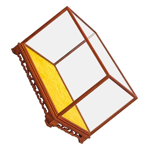 VICASKY Multifunktionale Durchsichtige Glasvitrine für Sammlerstücke Präsentation von Antiquitäten und DIY Projekten von VICASKY