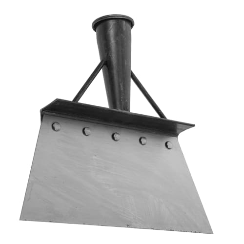 VICASKY Multifunktionale Reinigungsschaufel Gartenschaufel Robustes Metall Werkzeug zum EIS Kratzen Unkraut Jäten Boden Graben und Dung Entfernen Vielseitig Einsetzbar für Garten und von VICASKY
