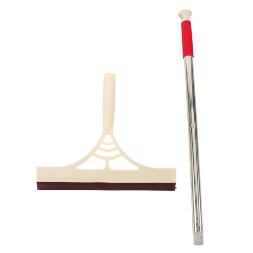 VICASKY Multifunktionaler Glas und Fensterwischer mit Verstellbarem Teleskopgriff Streifenfreie Reinigung für Bad Küche und Böden für Nasse und Trockene Anwendung Leicht und Ergonomisch von VICASKY
