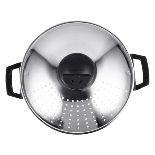 VICASKY Multifunktionaler Nudeltopf mit Siebeinsatz für Schnelles Kochen von Pasta und Suppen Leicht und Tragbar Rostfrei Gesund und Einfach zu Reinigen von VICASKY