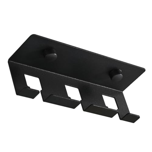 VICASKY Multifunktionaler Wandhaken aus Space Aluminium Schwarzer Steckerhalter zur Platzsparenden Aufbewahrung von Kabeln und Kleinen Gegenständen Langlebig und Einfach zu Montieren für VICASKY Multifunktionaler Wandhaken aus Space Aluminium Schwarzer Steckerhalter zur Platzsparenden Aufbewahrung von Kabeln und Kleinen Gegenständen Langlebig und Einfach zu Montieren für von VICASKY