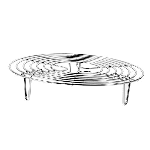 VICASKY Multifunktionales Dampfgarer Regal aus Rundes Kochständer für und Backen für Schnellkochtöpfe und Kochtöpfe Langlebig und Korrosionsbeständig VICASKY Multifunktionales Dampfgarer Regal aus Rundes Kochständer für und Backen für Schnellkochtöpfe und Kochtöpfe Langlebig und Korrosionsbeständig von VICASKY