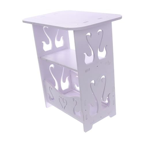 VICASKY Nachttisch Für Schlafzimmer Kleiner Beistelltisch Sofa Oder Frisiertisch Mobile Ablagefläche Für Kleine Räume Modernes Design von VICASKY