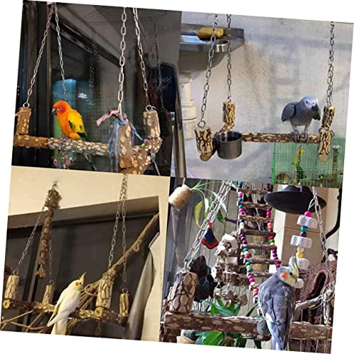 VICASKY Natürliche Papageien Sitzstange aus Holz Langlebiges Vogelspielzeug Einfach zu Montieren Geeignet für Vogelkäfig Zubehör und Wellensittiche für Beschäftigung und Zufällige Farbe VICASKY Natürliche Papageien Sitzstange aus Holz Langlebiges Vogelspielzeug Einfach zu Montieren Geeignet für Vogelkäfig Zubehör und Wellensittiche für Beschäftigung und Zufällige Farbe von VICASKY