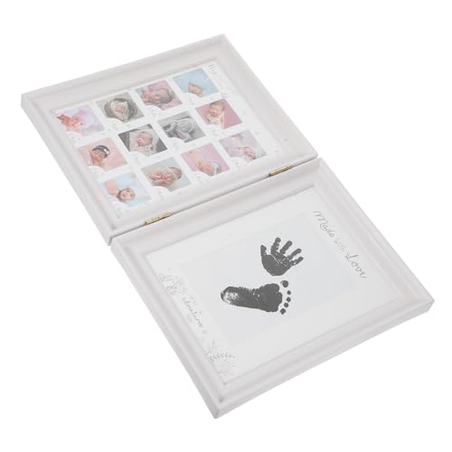VICASKY Neugeborenen Fingerabdruck Fotorahmen Wachstumsprozess Rahmen aus Robustem für Babypartys Geburtstage Hand und Fußabdruck Modernem VICASKY Neugeborenen Fingerabdruck Fotorahmen Wachstumsprozess Rahmen aus Robustem für Babypartys Geburtstage Hand und Fußabdruck Modernem von VICASKY