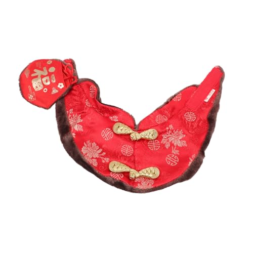 VICASKY Neujahrs Pet Umhang Warmes Hautfreundliches Haustierkostüm für Katzen und Hunde Wiederverwendbarer Komfortabler Cape Geeignet für Party Alltag und Festtage Anpassbar VICASKY Neujahrs Pet Umhang Warmes Hautfreundliches Haustierkostüm für Katzen und Hunde Wiederverwendbarer Komfortabler Cape Geeignet für Party Alltag und Festtage Anpassbar von VICASKY