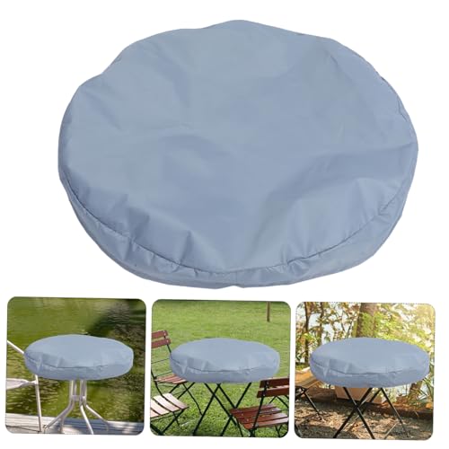 VICASKY Oxford Stoff Feuerstellen Abdeckung Rund Wetterfest Feuergrill Tischschutz Outdoor Barbecue Abdeckhaube Robust und UV Schutz von VICASKY