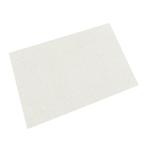 VICASKY PVC rutschfeste Teppichmatte Zuschneidbar Cremweiß Kratzschutz rutschfest für Schlafzimmer Badezimmer Wohnzimmer von VICASKY