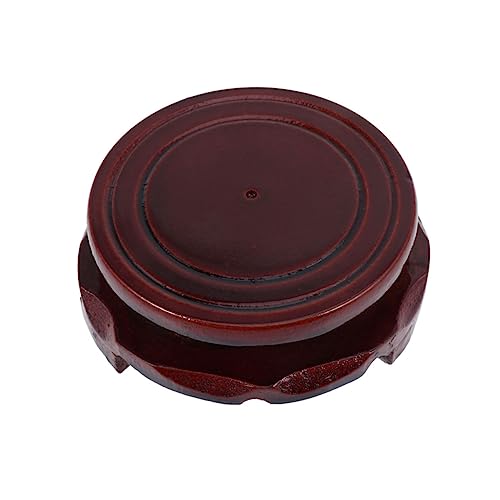 VICASKY Pallet mit Fester Holzbasis Pflanzetaucer -Pflanzentropfenschalen Topf Tablett Pflanzentopfschale Pflanzenschalen für Töpfe drinnen Garten Pflanzschale Blumentablett Braun von VICASKY
