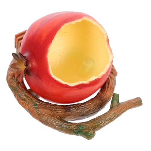 VICASKY Papageien Futterspender Kunststoff Futterbehälter für Vogelkäfig Auslaufsicher Einfach zu Befestigen Geeignet für Papageien Wellensittiche und Tauben Granatförmig VICASKY Papageien Futterspender Kunststoff Futterbehälter für Vogelkäfig Auslaufsicher Einfach zu Befestigen Geeignet für Papageien Wellensittiche und Tauben Granatförmig von VICASKY