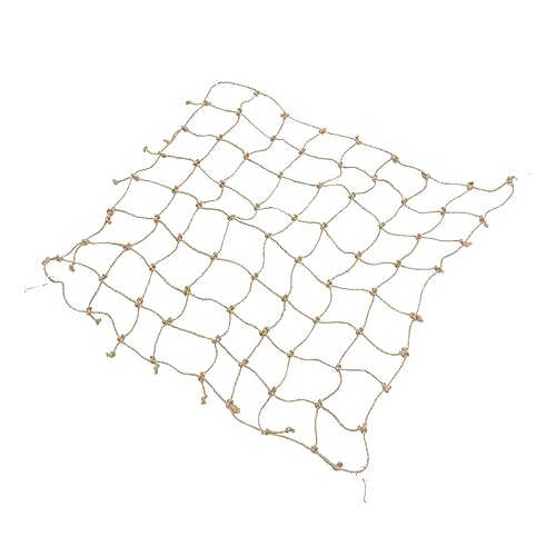 VICASKY Papageien Kletterseil Netzhängematte für Kleintiere Langlebiges Kletterspielzeug aus Robustem Material Geeignet für Papageien Hamster und Eichhörnchen mit Praktischem Haken von VICASKY