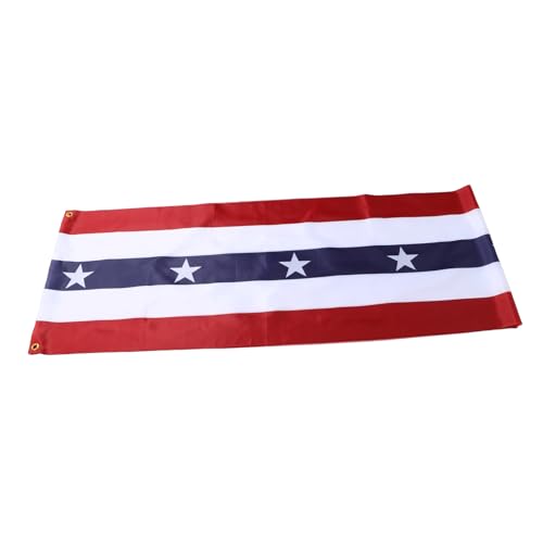 VICASKY Patriotisches Amerikanisches Flaggen Banner Wetterfest Wiederverwendbar Langlebig für Unabhängigkeitstag Outdoor Dekoration an Tür Garten Balkon VICASKY Patriotisches Amerikanisches Flaggen Banner Wetterfest Wiederverwendbar Langlebig für Unabhängigkeitstag Outdoor Dekoration an Tür Garten Balkon von VICASKY