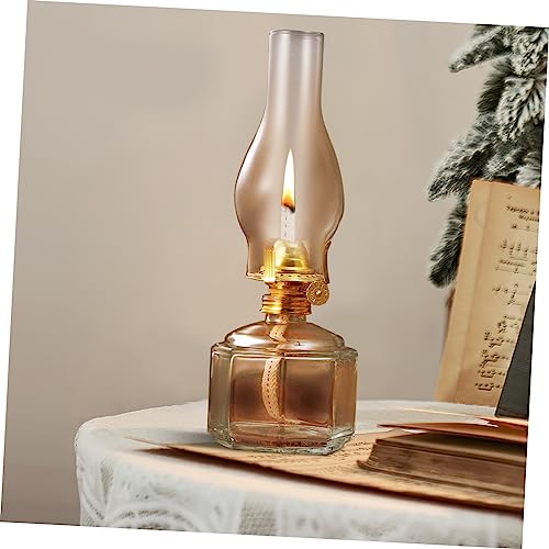 VICASKY Petroleumlampe Aus Glas Dekorative Vintage Öllampe Für Innenbereich Windgeschützt Für Partys Und VICASKY Petroleumlampe Aus Glas Dekorative Vintage Öllampe Für Innenbereich Windgeschützt Für Partys Und von VICASKY