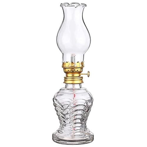 VICASKY Petroleumlampe Aus Glas Für Schreibtisch Indoor Öllampe Für Wohnzimmer Schlafzimmer Retro-Design Petroleumlampe Für Dinner-Szene VICASKY Petroleumlampe Aus Glas Für Schreibtisch Indoor Öllampe Für Wohnzimmer Schlafzimmer Retro-Design Petroleumlampe Für Dinner-Szene von VICASKY