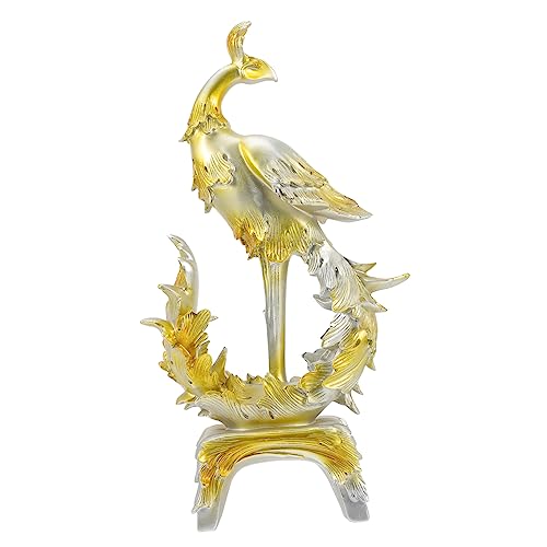 VICASKY Dekorative Phoenix Statue aus Hochwertigem Harz Einzigartige Phoenix-Figur für Garten Wohnraumdekoration Symbol für Glück und Harmonie für Einweihungsfeiern und Hochzeiten VICASKY Dekorative Phoenix Statue aus Hochwertigem Harz Einzigartige Phoenix-Figur für Garten Wohnraumdekoration Symbol für Glück und Harmonie für Einweihungsfeiern und Hochzeiten von VICASKY