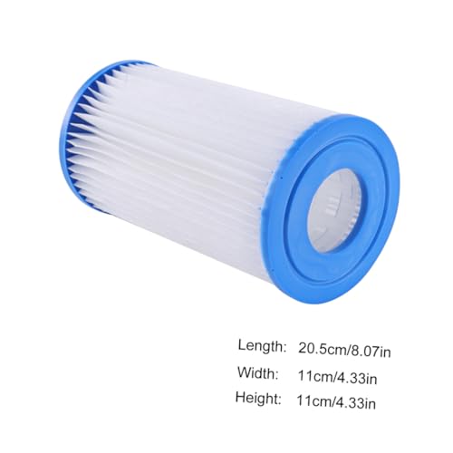 VICASKY Pool Wasserfilter Ersatzkartusche Abs Langlebiger Filter für Schwimmbad Wasserpumpe Wiederverwendbar Hoher Druck für Klare Wasserreinigung VICASKY Pool Wasserfilter Ersatzkartusche Abs Langlebiger Filter für Schwimmbad Wasserpumpe Wiederverwendbar Hoher Druck für Klare Wasserreinigung von VICASKY