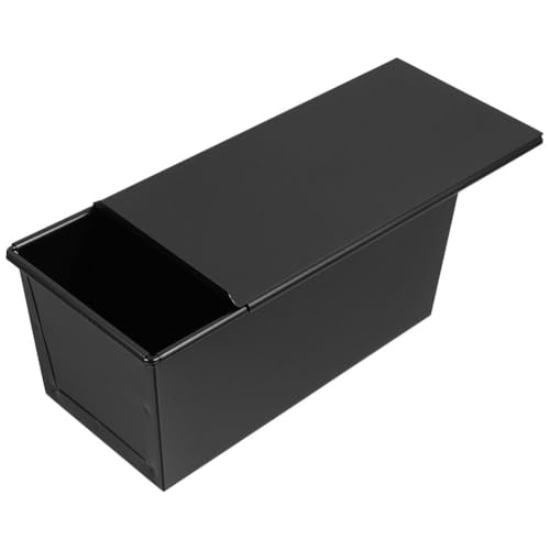Toastbrot Backform Mit Deckel Loaf Pan with Lid VICASKY Brotbackform mit Extra hohe Kastenform, Toastbrot-Backform Kohlenstoffstahl Antihaftbeschichtung Brot backen Zubehör von VICASKY