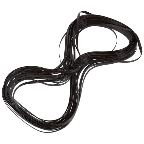 VICASKY Rattan Reparaturmaterial für Balkonstühle Pe Rattan Gurtband zur DIY Möbelreparatur Vielseitig Einsetzbar für Stühle Schränke und Kreative Projekte Dunkler Kaffeefarbe von VICASKY