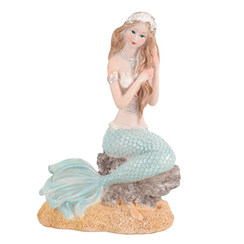 VICASKY Resin Meerjungfrau Dekoration Desktop Figur Langlebige Künstlerische Tischskulptur für Büro Wohnzimmer Aquarium Deko Einzigartige Harz Statue für Warme Wohnatmosphäre VICASKY Resin Meerjungfrau Dekoration Desktop Figur Langlebige Künstlerische Tischskulptur für Büro Wohnzimmer Aquarium Deko Einzigartige Harz Statue für Warme Wohnatmosphäre von VICASKY