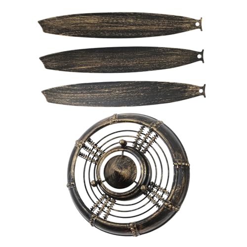 VICASKY Retro Propeller Wandbehang Industrial Style Dekor Wanddekoration Für Wohnzimmer Küche Büro Hotel Bar VICASKY Retro Propeller Wandbehang Industrial Style Dekor Wanddekoration Für Wohnzimmer Küche Büro Hotel Bar von VICASKY