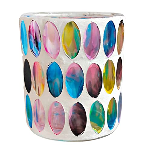 VICASKY Romantischer Teelichthalter Vielseitiger Kerzenhalter für Hochzeiten Valentinstag und Entspannung Einzigartiges Glasdesign für Gemütliche von VICASKY