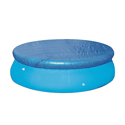 VICASKY Runde Poolabdeckung Durchmesser Blau Regen und Staubschutz für Aufblasbare und Rahmenpools Einfach zu Verwenden Lagern für Sommerpartys von VICASKY