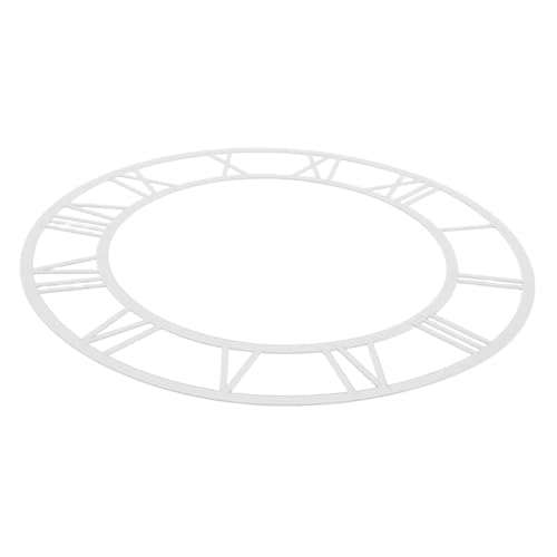 VICASKY Runde Römische Ziffern Wanduhr Aufkleber aus Langlebigem Acrylspiegel Selbstklebend Platzsparend Einfache Montage Stilvolle Wanddekoration für Wohnzimmer Büro und Schlafzimmer von VICASKY