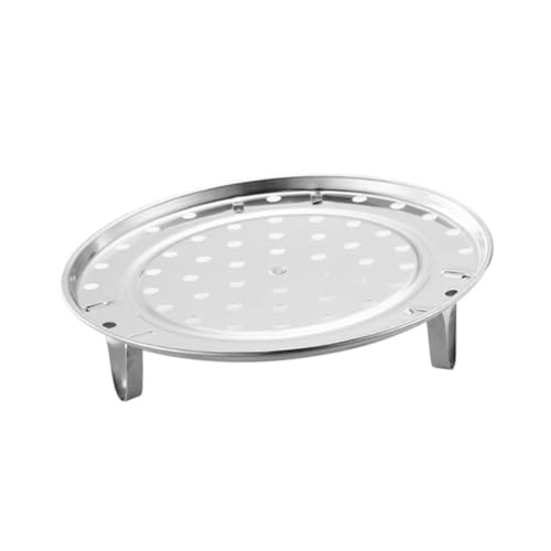 VICASKY Runder Dampfgarer mit Abnehmbarem Stützfuß Hitzebeständiges Vielseitiges Dampfgarkorb für Backofen und Kochgeschirr für Schonendes Garen und Luftzirkulation von VICASKY