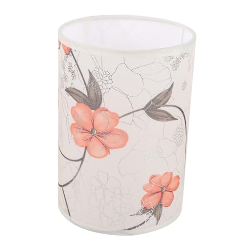 VICASKY Runder Leinen lampenschirm Mittelgroß Rustikal für Tischlampe Stehlampe Wandleuchte Langlebiger Stoff Naturfarben Vielseitig für Wohnzimmer Schlafzimmer Hotel Geschenkidee von VICASKY